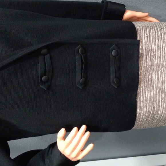 Italian Pavilian Wool Classic Black Women's Jacket - Picture 2 of 14